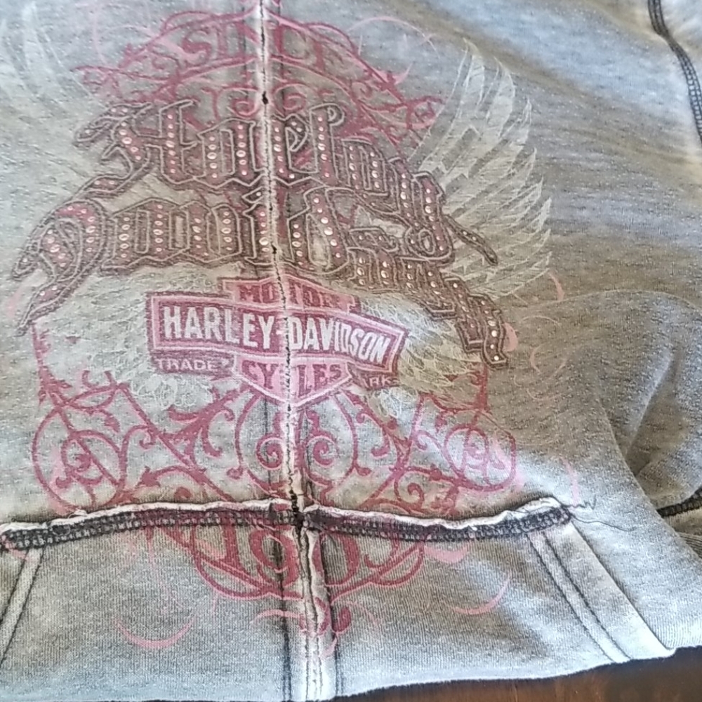 Harley Davidson zip up hoodie